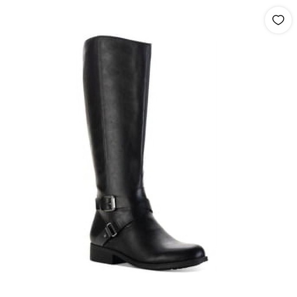 Style & Co. Shoes - New Style & Co Marliee Faux Leather Wide Calf Riding /Motorcycle Boots Size 6.5M